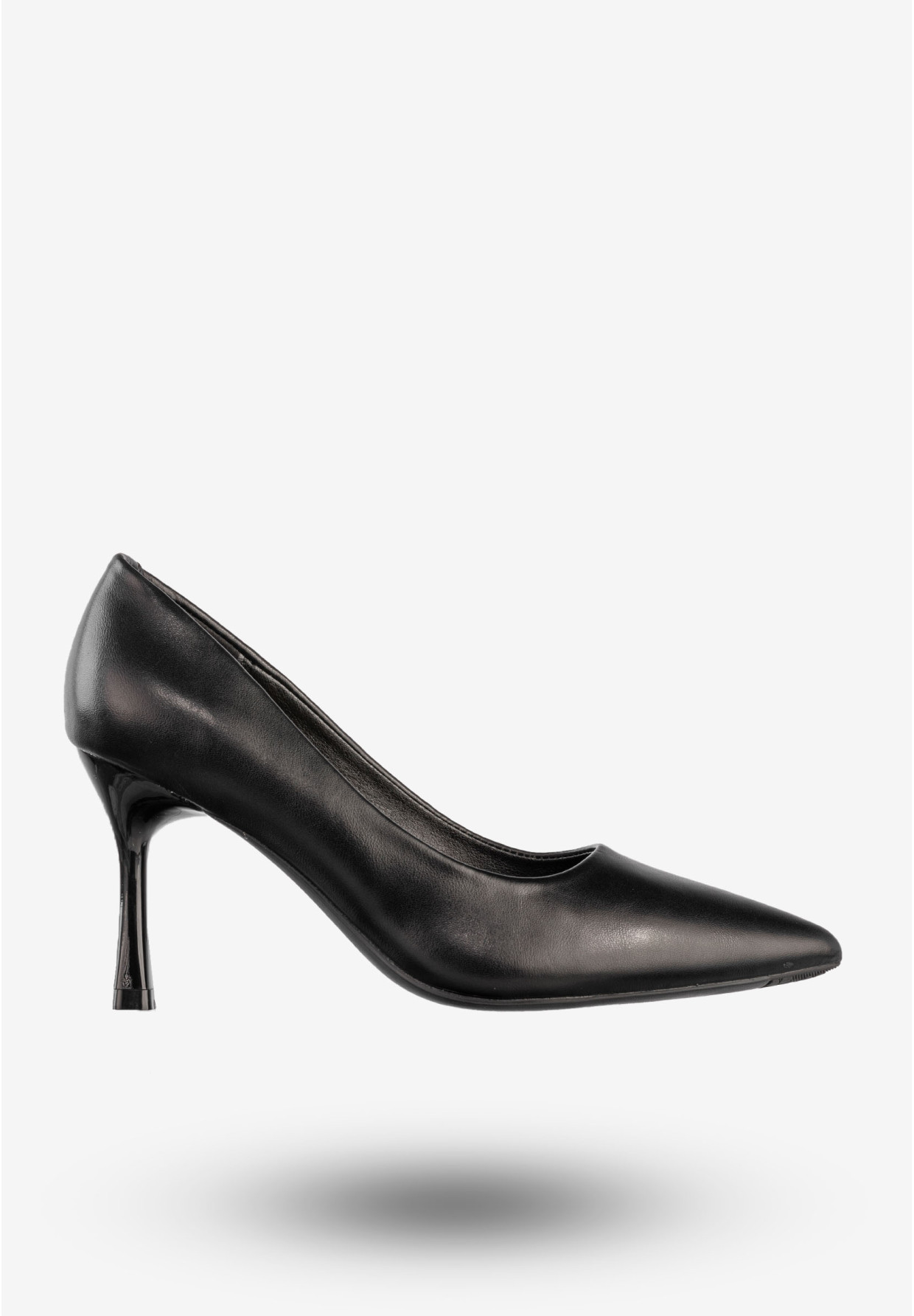 Szpilki Damskie Ekoskóra Klasyczne Buty Na Obcasie Czarne YJG X2406
