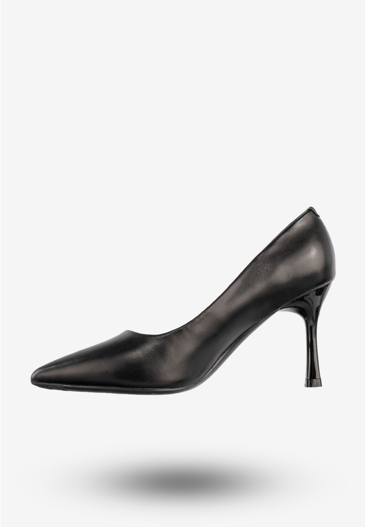 Szpilki Damskie Ekoskóra Klasyczne Buty Na Obcasie Czarne YJG X2406