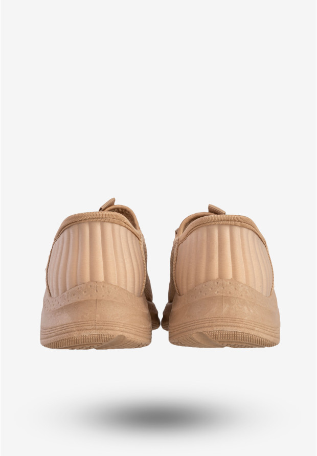 Sneakersy Damskie Wsuwane Buty Sportowe Khaki Funui PDJ269-63