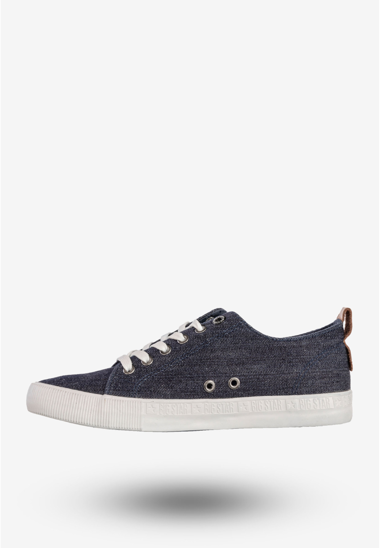 Trampki Męskie BIG STAR Buty Sportowe Tenisówki Granatowe Jeans DD174164
