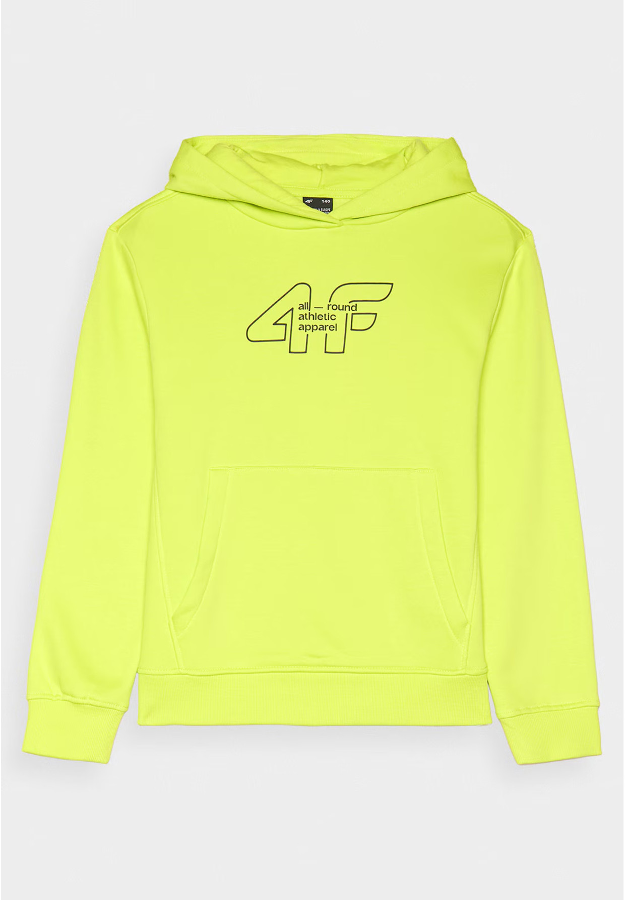 Bluza Chłopięca 4F Z Kapturem Logo Zielona 4FJRAW24TSWSM1828