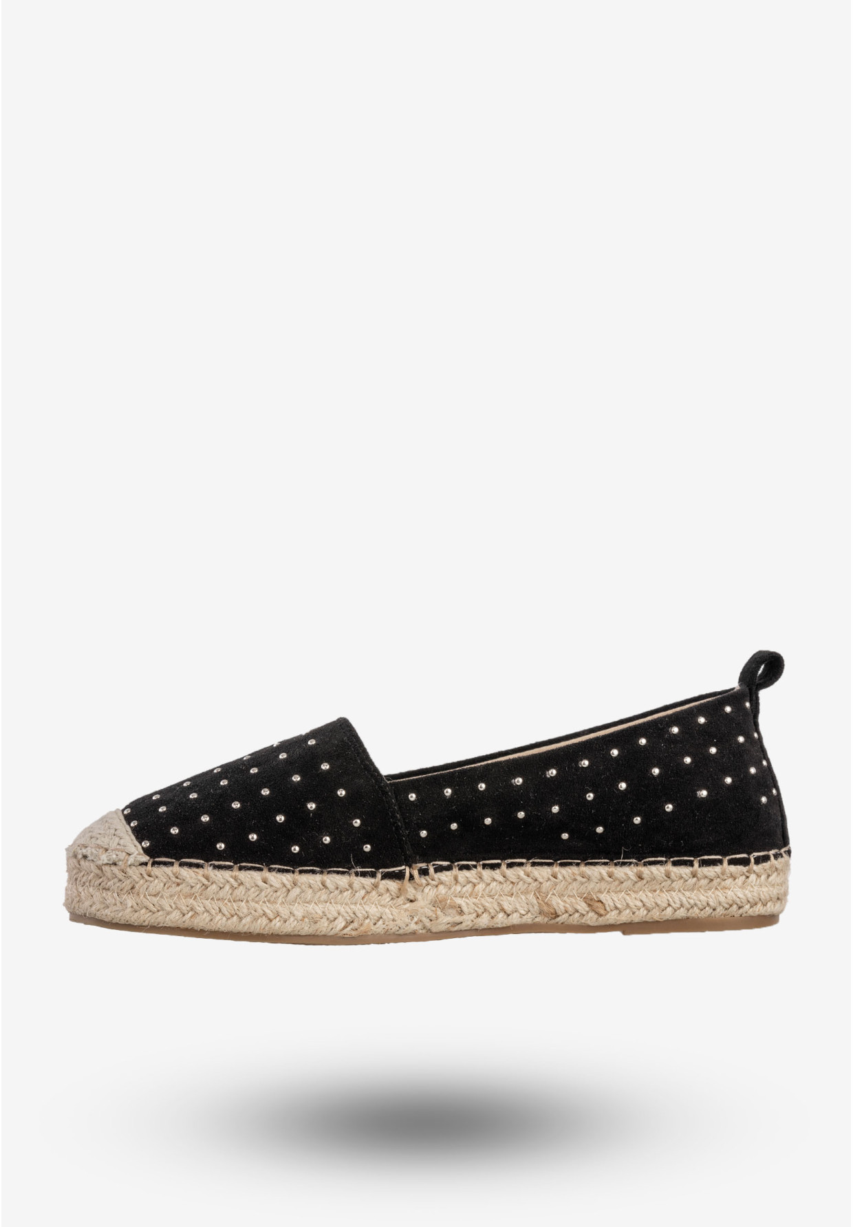 Espadryle Damskie Goodin Buty Lekkie Półbuty Czarne GD-LJ-206