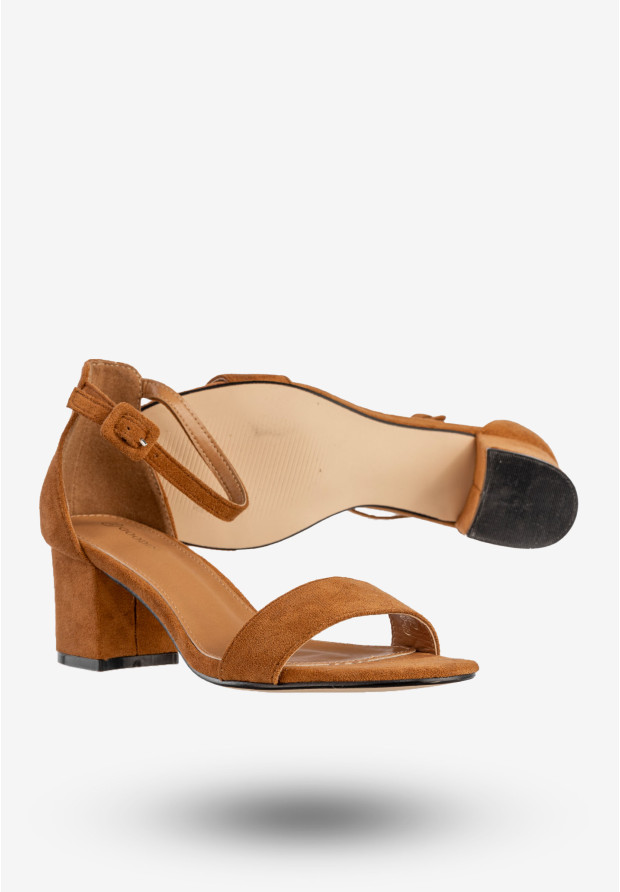 Sandały Damskie Modne Buty Na Słupku Camel Goodin GD-OC-200