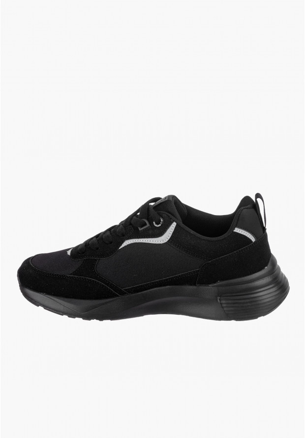 Sneakersy Męskie Big Star Czarne LL174236