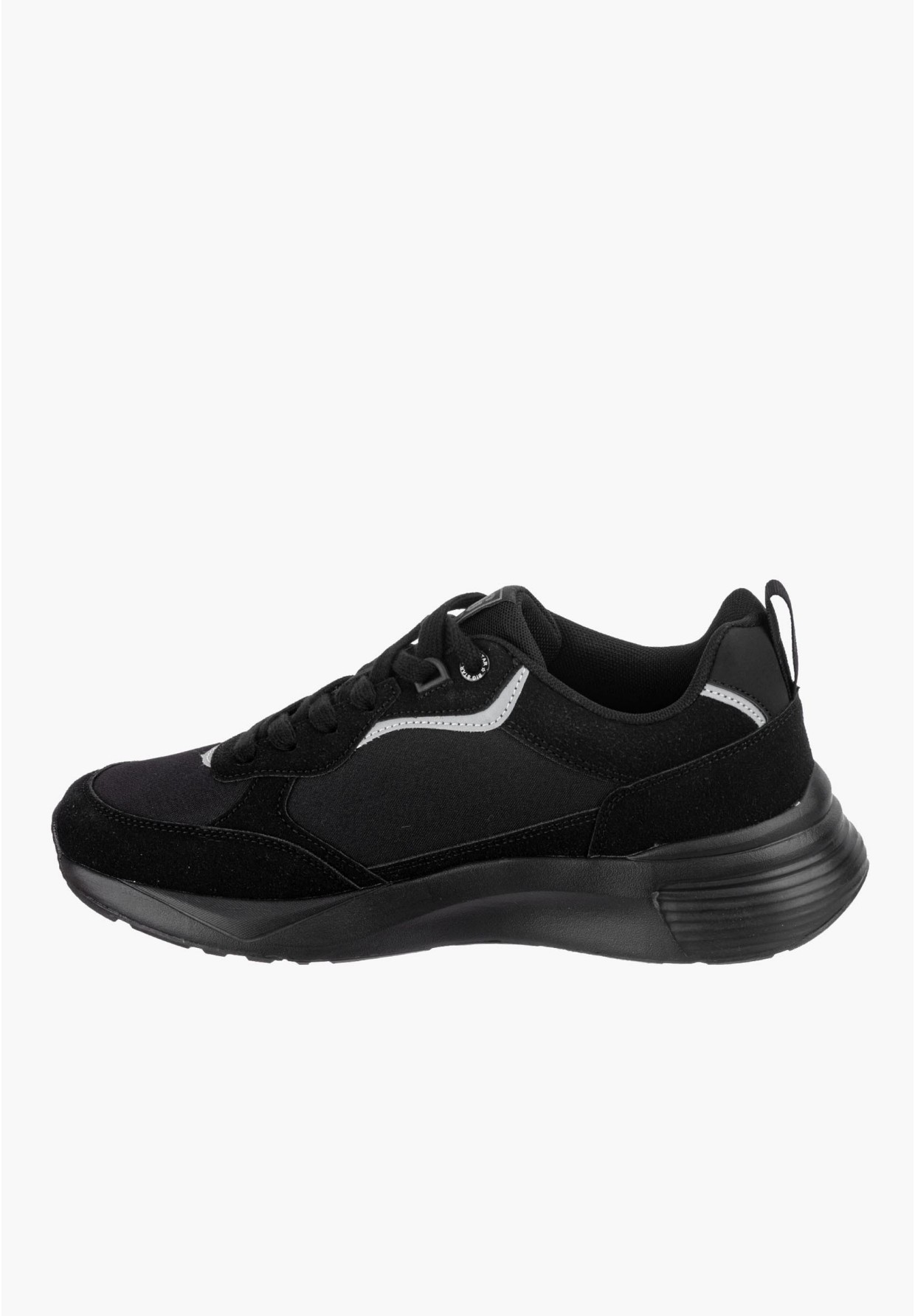 Sneakersy Męskie Big Star Czarne LL174236