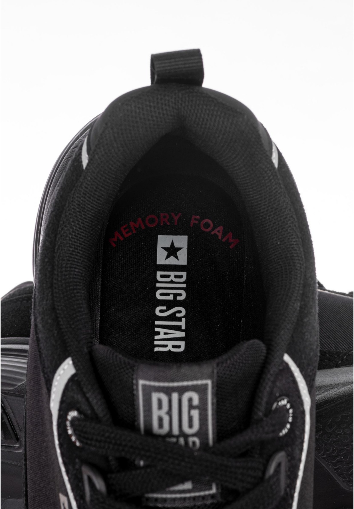 Sneakersy Męskie Big Star Czarne LL174236