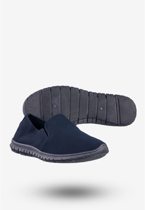 Sneakersy Damskie Wsuwane Buty Sportowe Lekkie Granatowe Bella Paris CB859-47