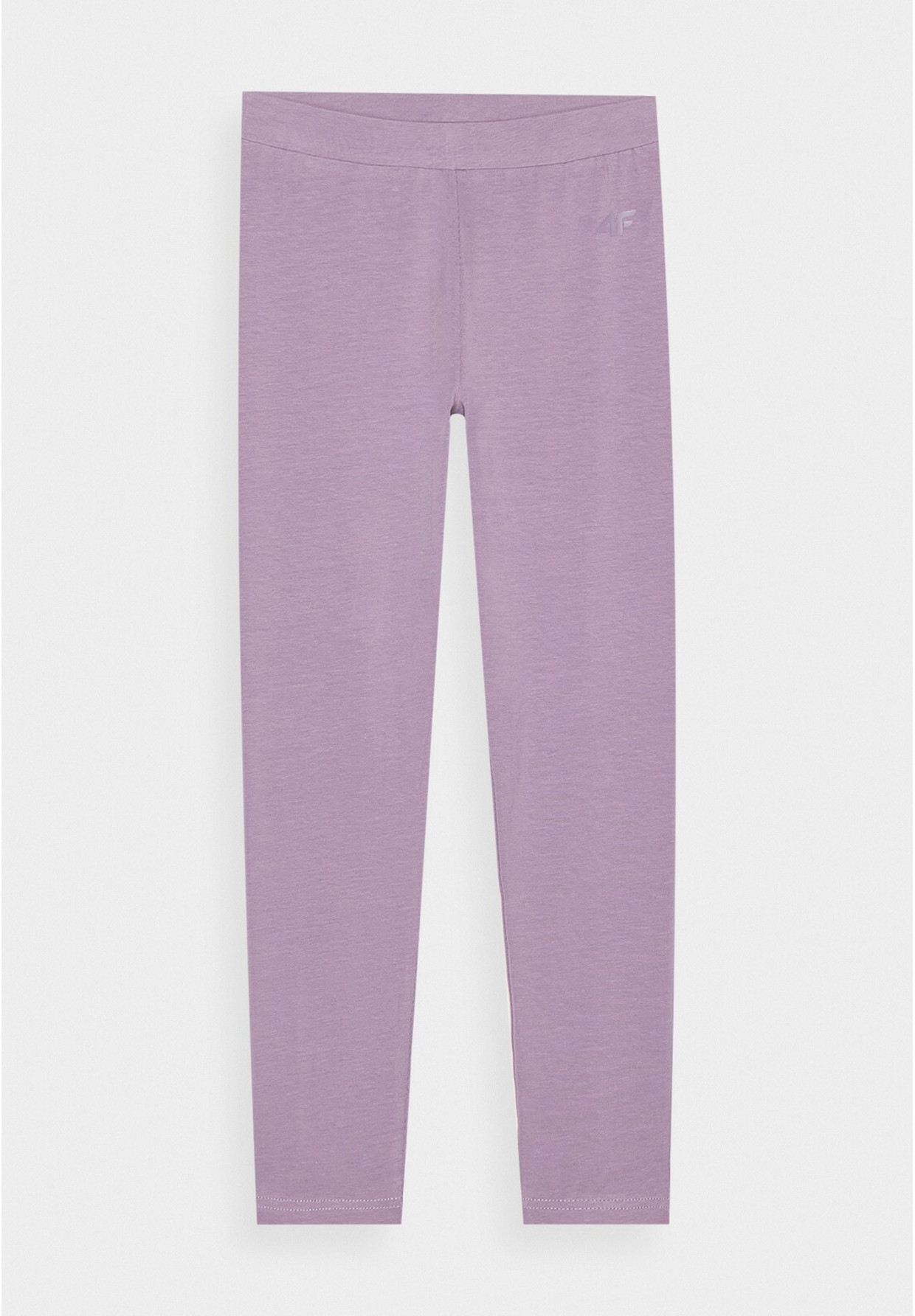 Legginsy Dziewczęce Spodnie 4F Dzianinowe Fioletowe 4FJRAW24TTIGF239