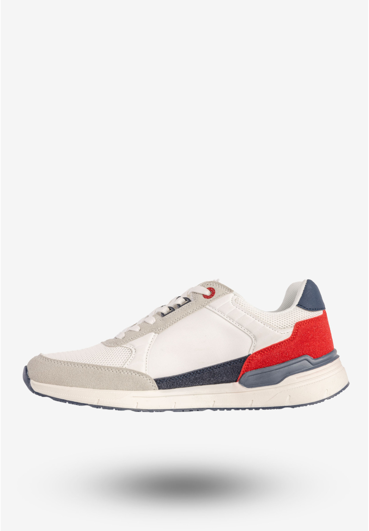 Sneakersy Męskie BIG STAR Buty Sportowe Półbuty Białe LL174255 101