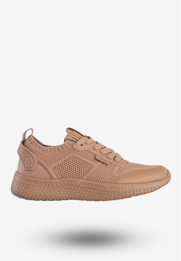 Sneakersy Damskie BIG STAR Buty Sportowe Wsuwane Nude LL274416