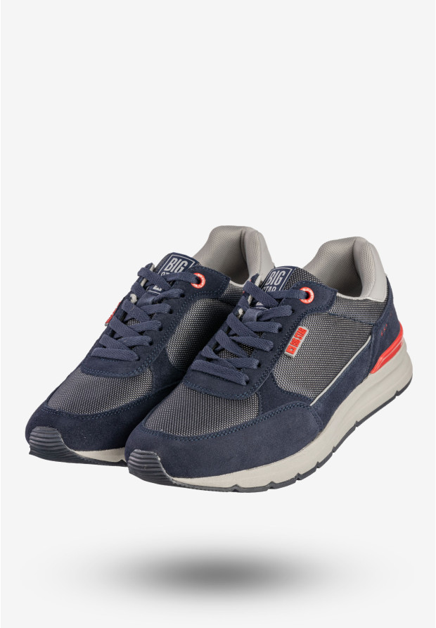 Sneakersy Męskie BIG STAR Buty Sportowe Półbuty Granatowe LL174122
