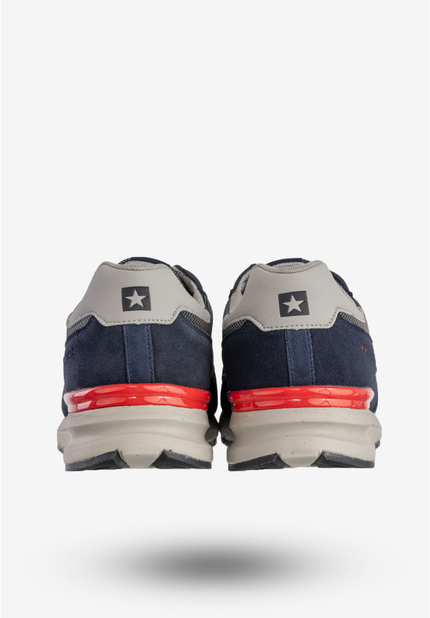 Sneakersy Męskie BIG STAR Buty Sportowe Półbuty Granatowe LL174122