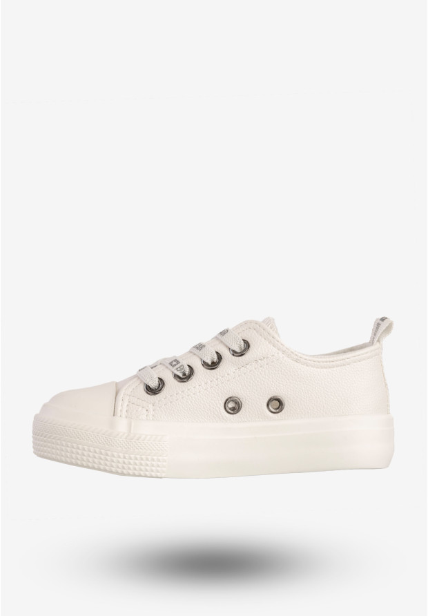 Trampki Dziecięce BIG STAR Buty Wsuwane Białe KK374060