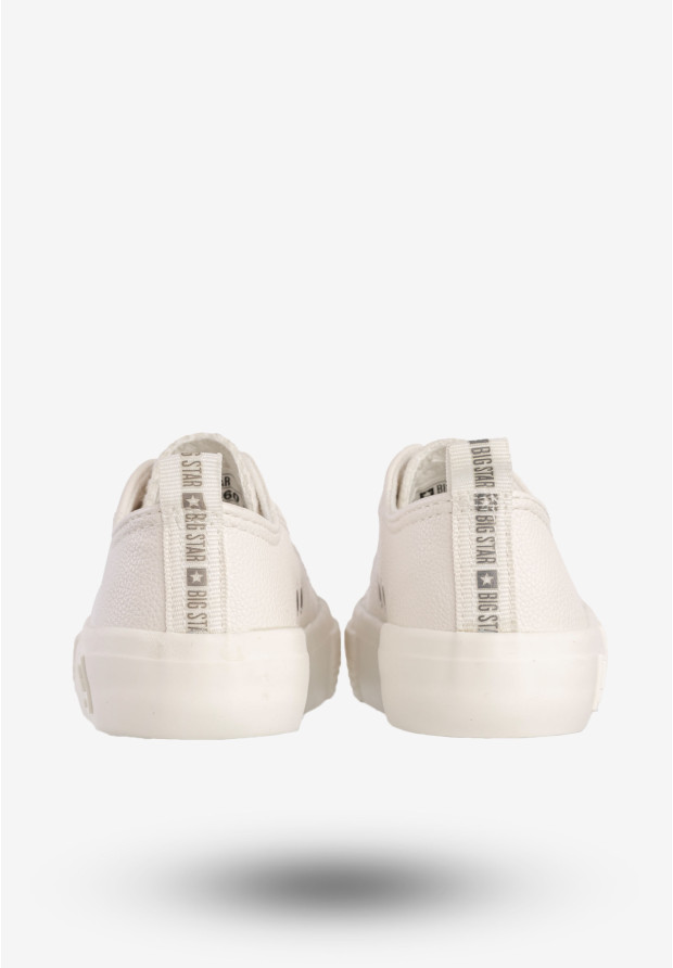 Trampki Dziecięce BIG STAR Buty Wsuwane Białe KK374060