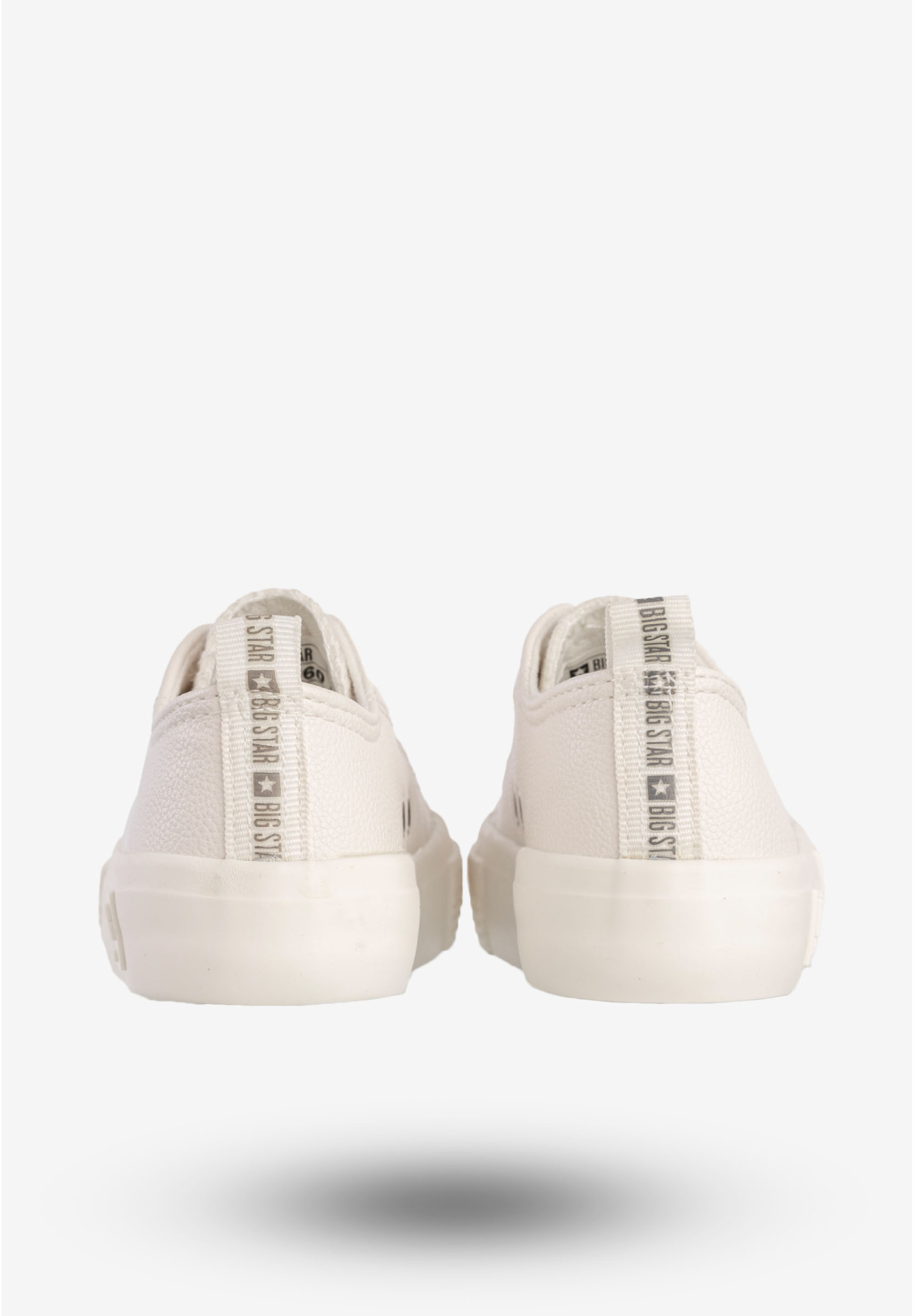 Trampki Dziecięce BIG STAR Buty Wsuwane Białe KK374060