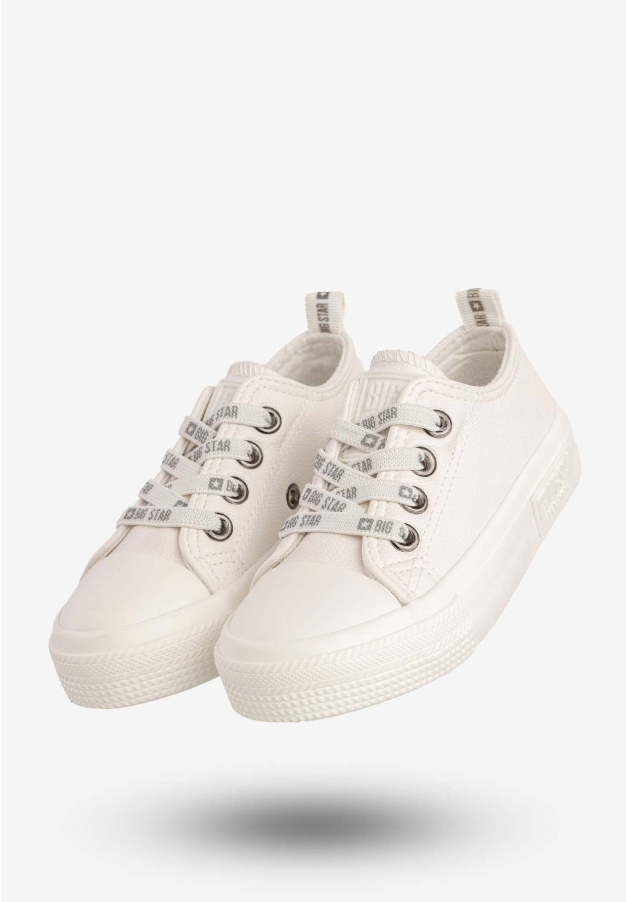 Trampki Dziecięce BIG STAR Buty Wsuwane Białe KK374060