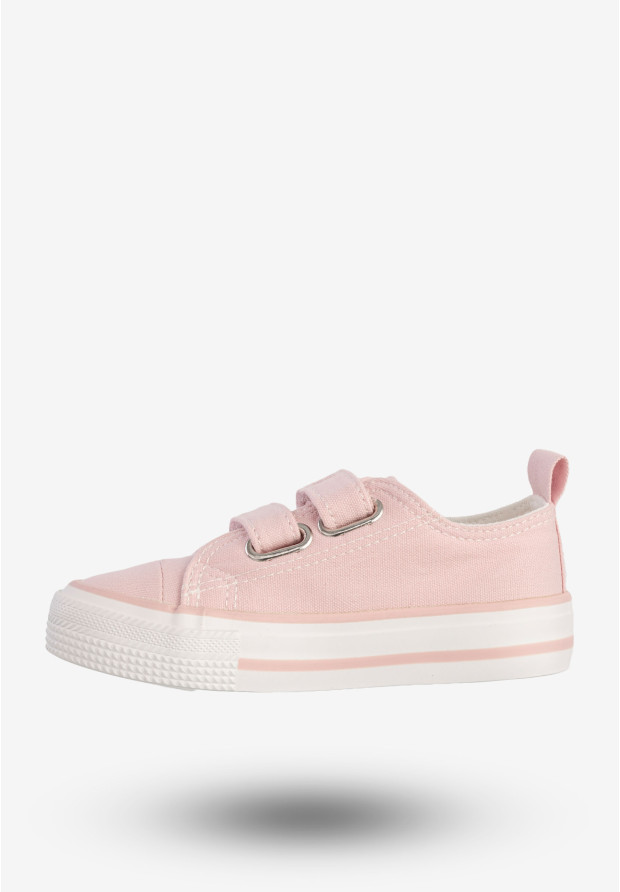 Trampki Dziecięce  BIG STAR Buty Na Rzepy Różowe LL374017