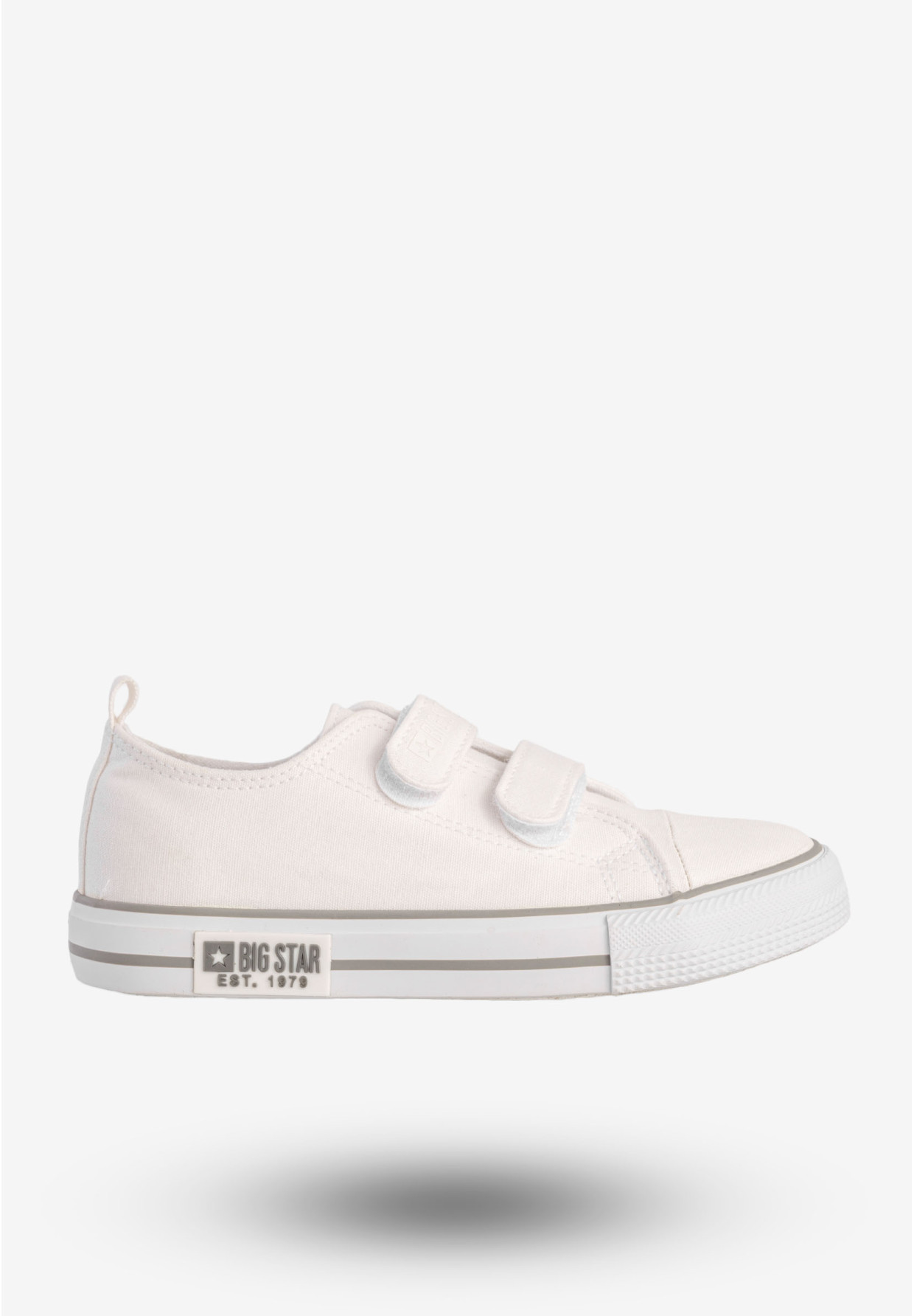 Trampki Dziecięce BIG STAR Buty Na Rzepy Białe LL374012