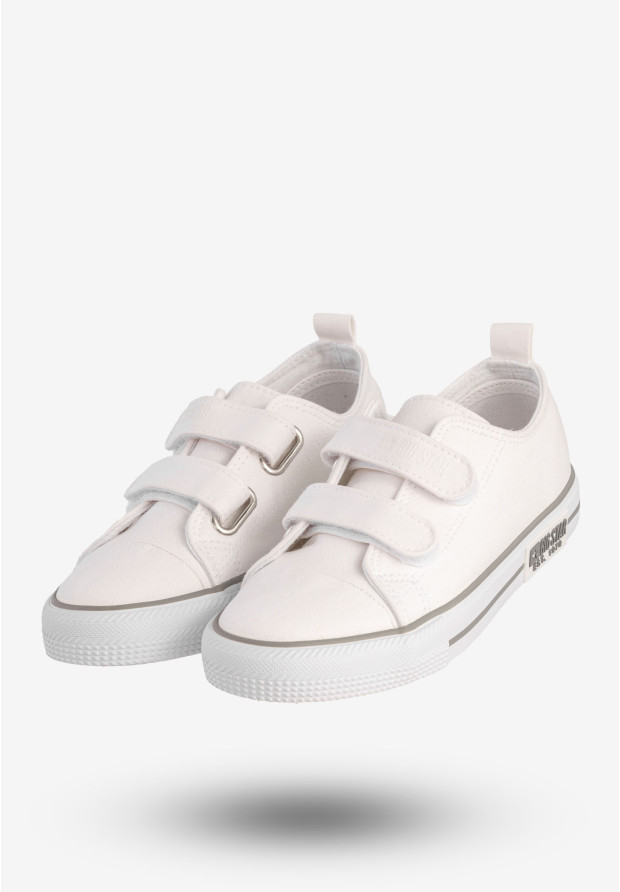 Trampki Dziecięce BIG STAR Buty Na Rzepy Białe LL374012