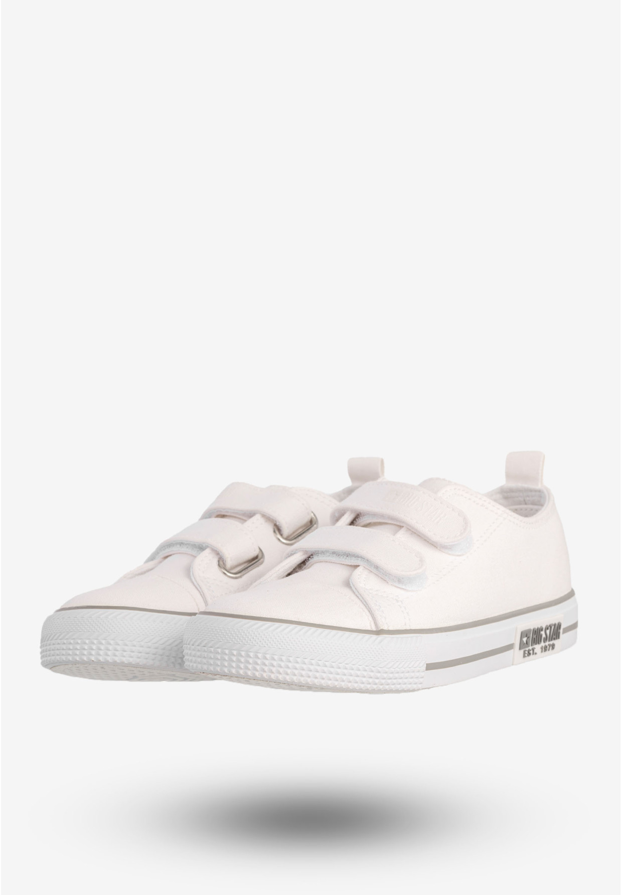 Trampki Dziecięce BIG STAR Buty Na Rzepy Białe LL374012
