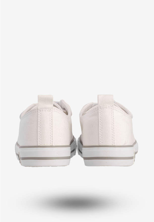 Trampki Dziecięce BIG STAR Buty Na Rzepy Białe LL374012