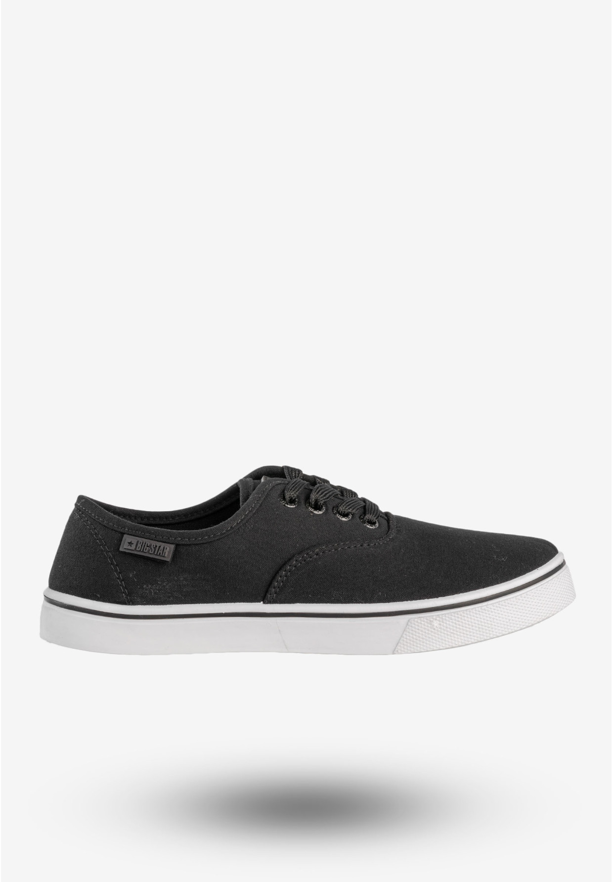 Tenisówki Damskie BIG STAR Buty Materiałowe Czarne NN274417