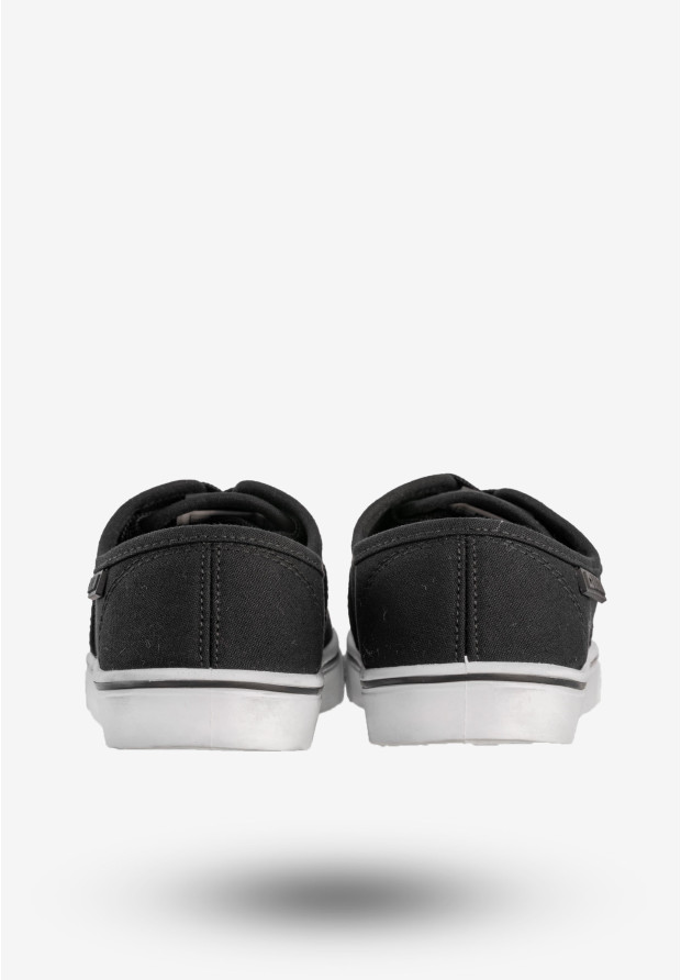 Tenisówki Damskie BIG STAR Buty Materiałowe Czarne NN274417