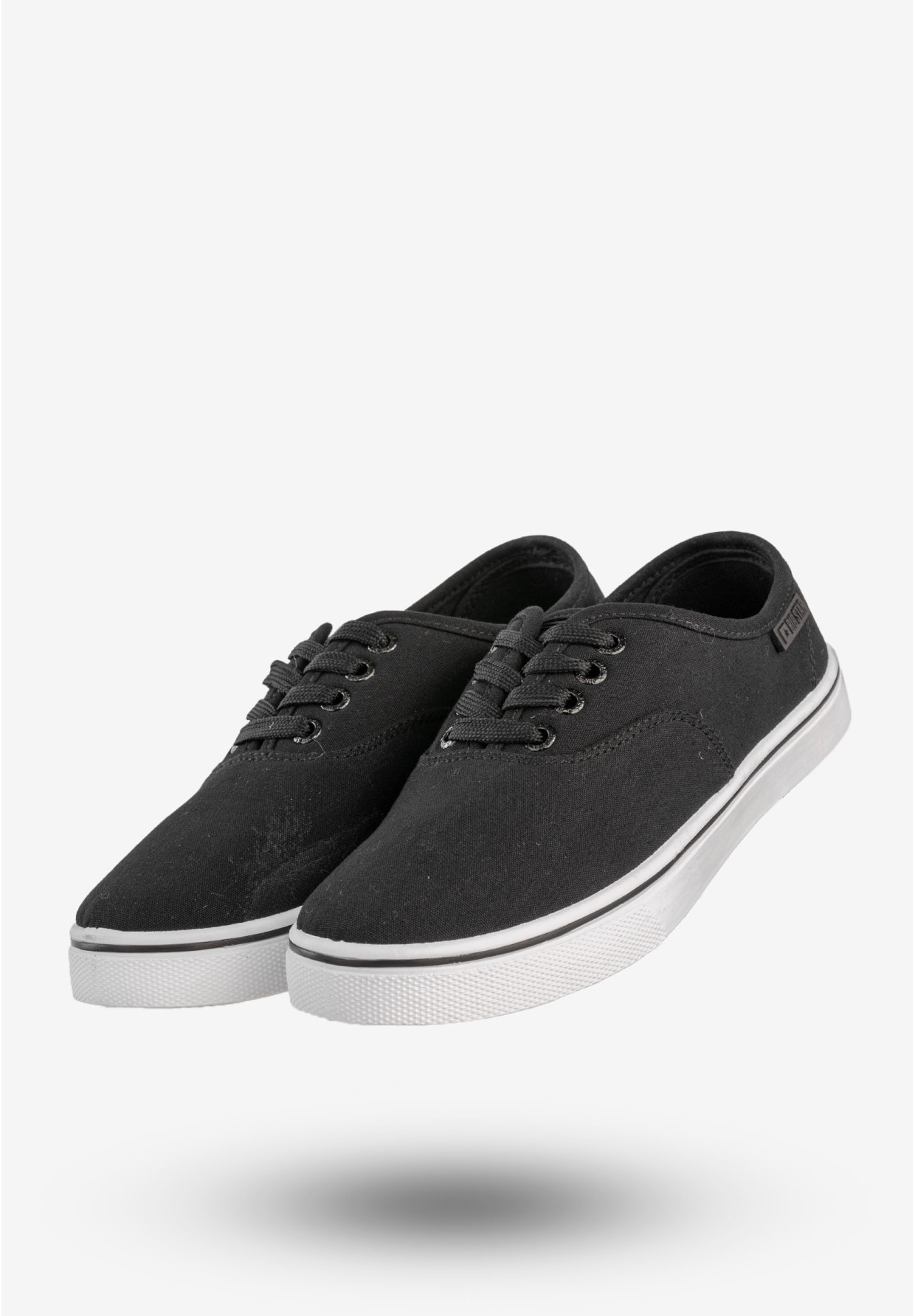 Tenisówki Damskie BIG STAR Buty Materiałowe Czarne NN274417