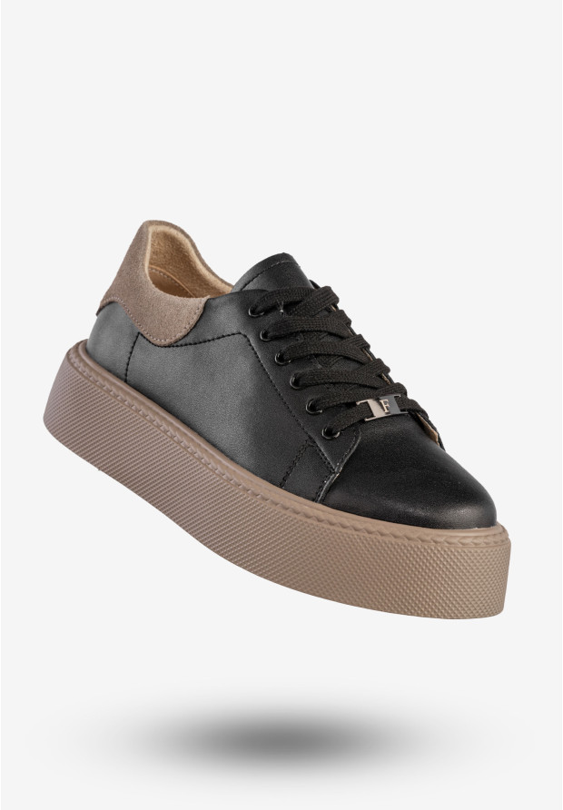 Sneakersy Damskie Skórzane...