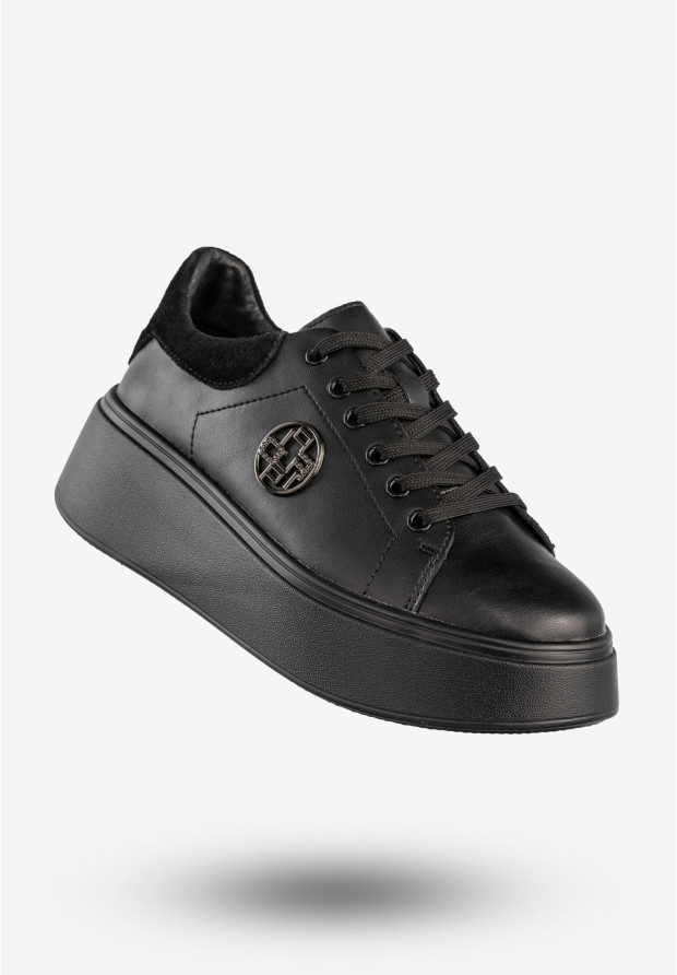 Sneakersy Damskie Skórzane...