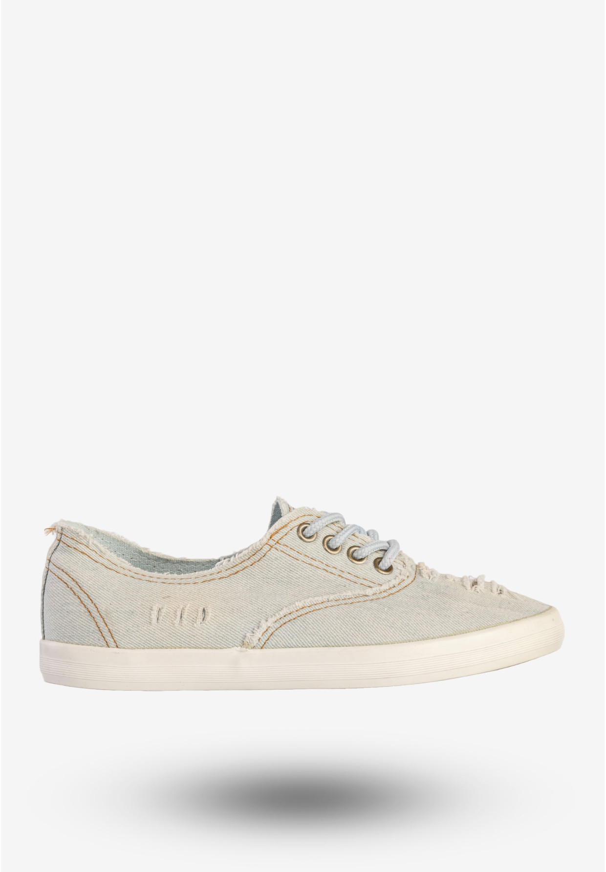Tenisówki Damskie Buty Jeansowe Trampki Lekkie Niebieskie Seastar XIN11P