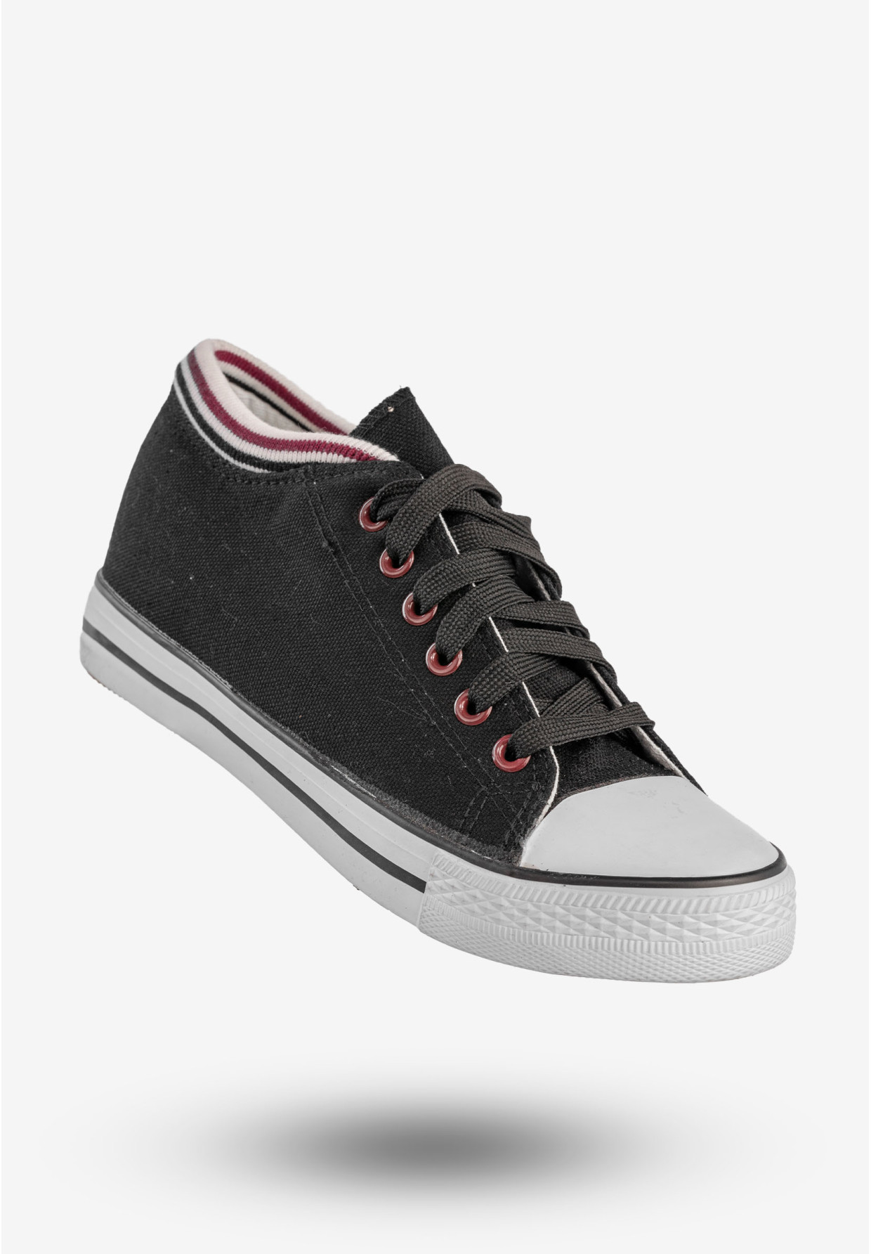 Trampki Damskie Buty Na Ukrytej Koturnie Czarne Badoxx LXC-7128