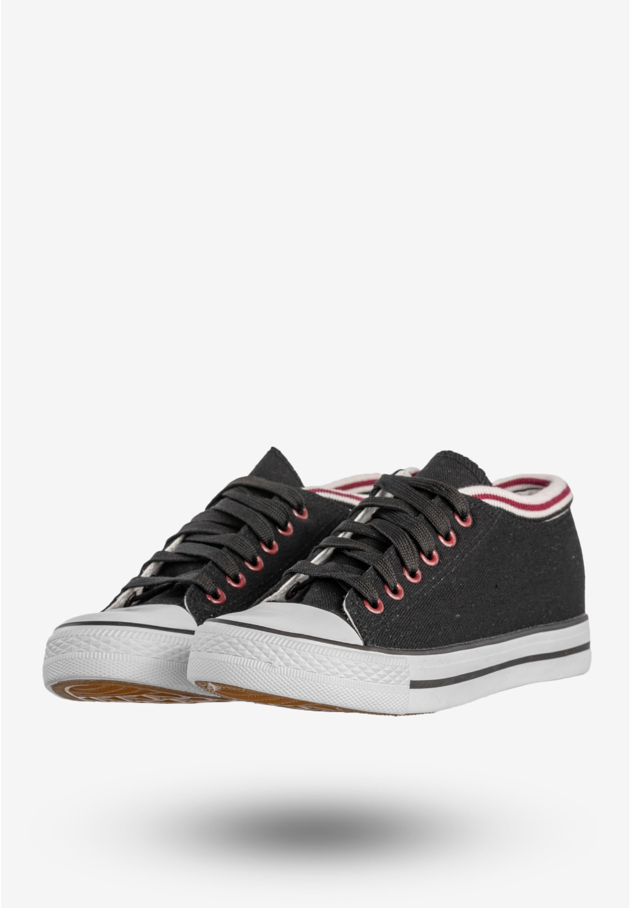 Trampki Damskie Buty Na Ukrytej Koturnie Czarne Badoxx LXC-7128