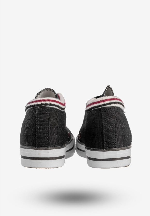 Trampki Damskie Buty Na Ukrytej Koturnie Czarne Badoxx LXC-7128