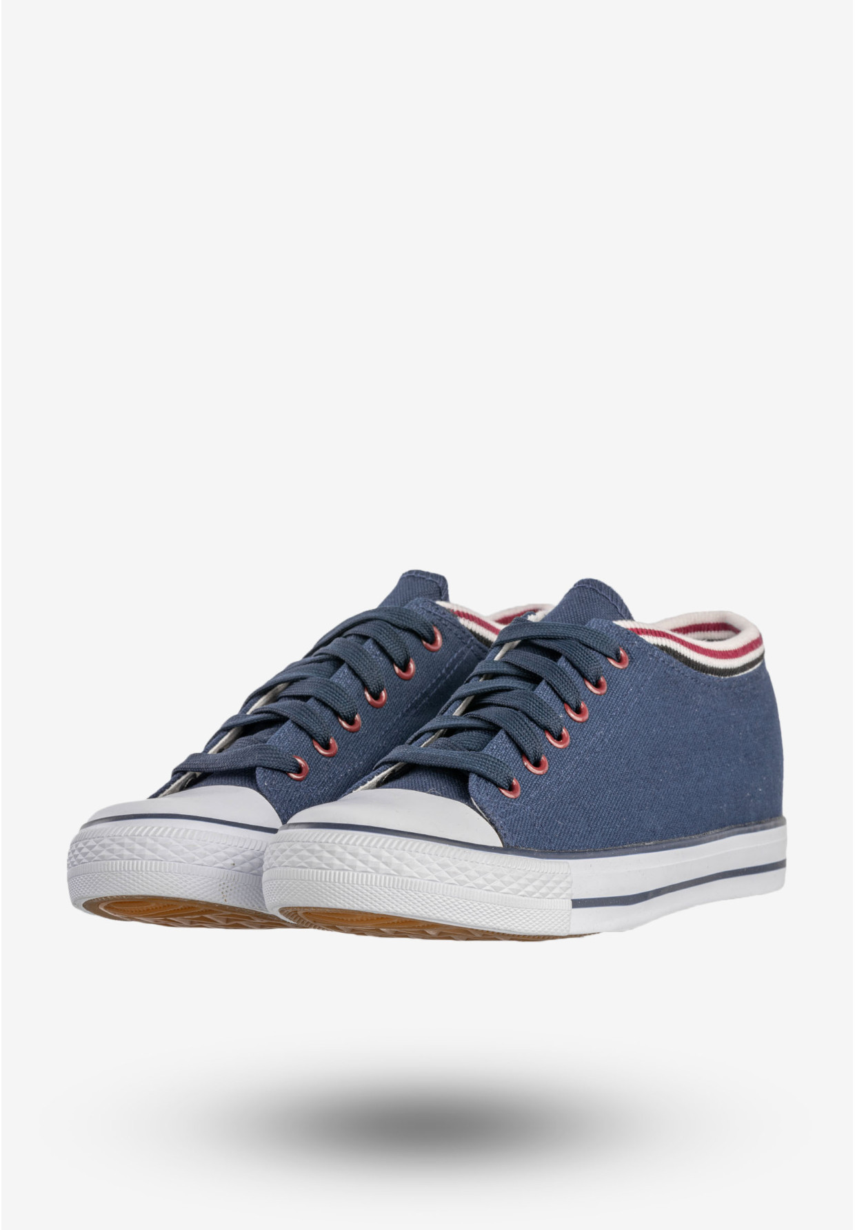 Trampki Damskie Buty Na Ukrytej Koturnie Granatowe Badoxx LXC-7128
