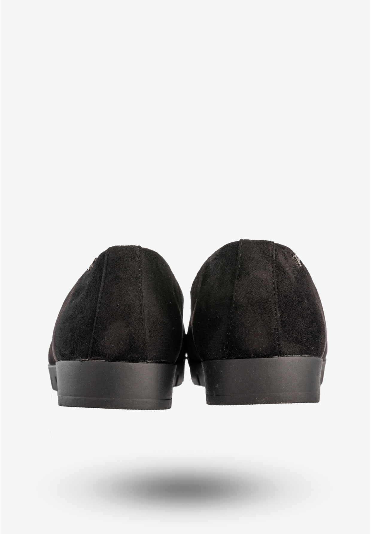 Półbuty Damskie Buty Eleganckie Wsuwane Czarne Aloeloe BB244028