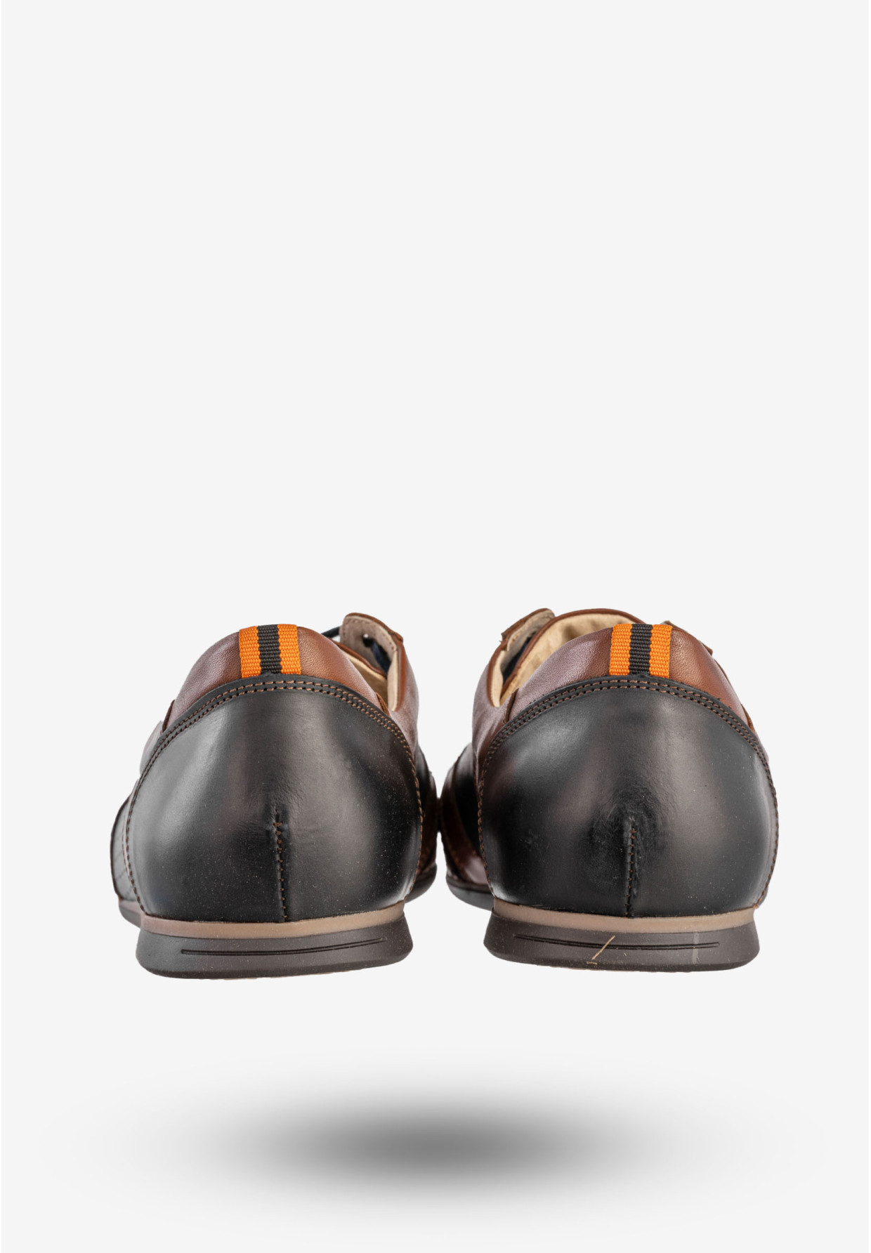 Półbuty Wizytowe Męskie Skórzane Buty Eleganckie Brązowe Rosetti 346