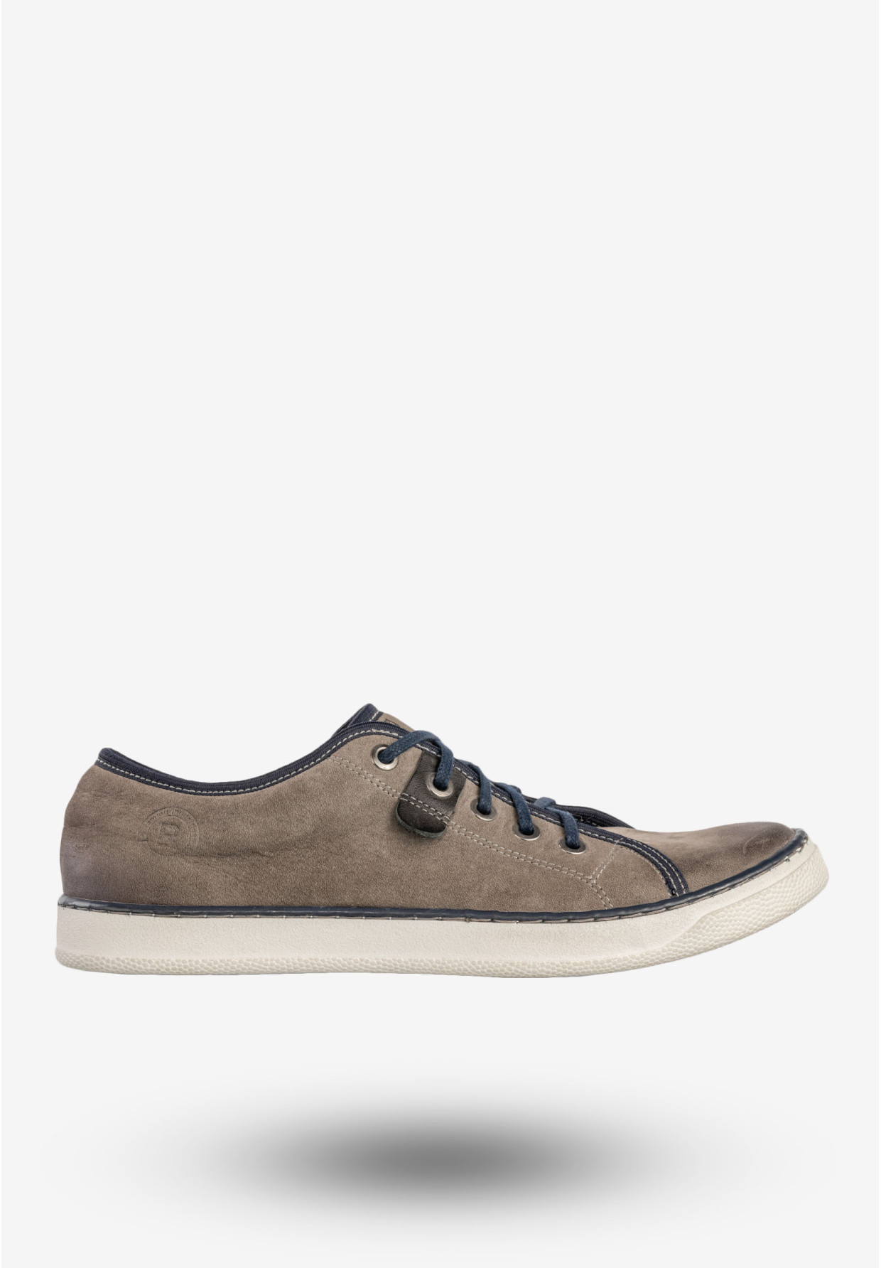 Półbuty Męskie Skórzane Buty Trampki Sneakersy Popiel Rammit 1005/12