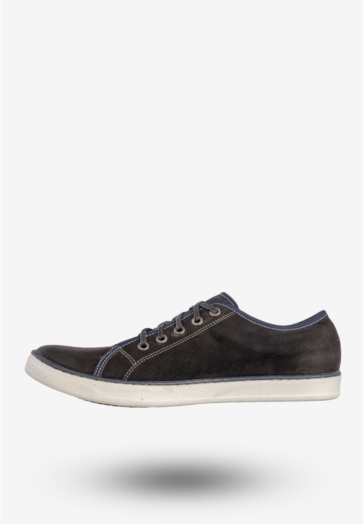Półbuty Męskie Skórzane Buty Trampki Sneakersy Czarne Rammit 1005/12