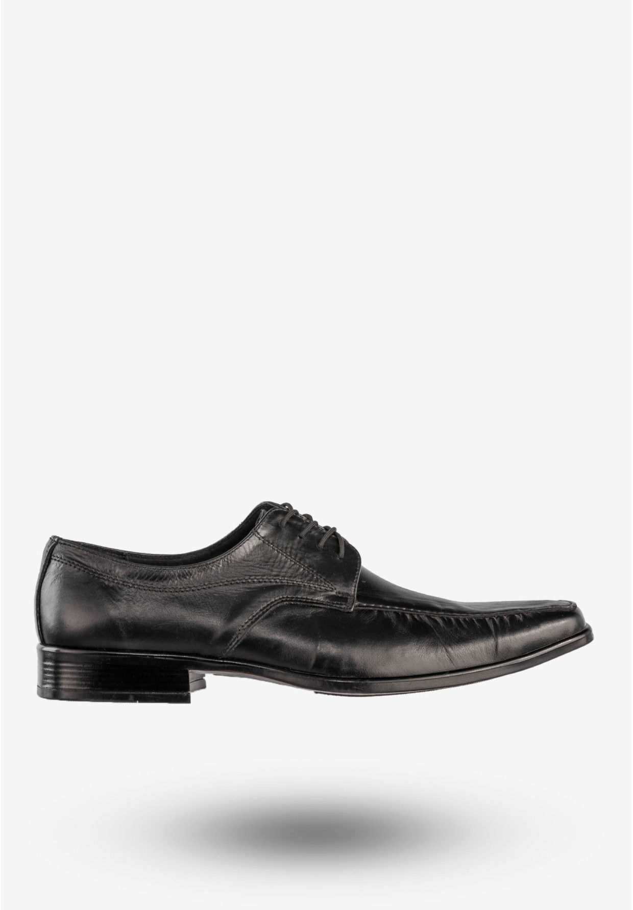 Półbuty Wizytowe Męskie Skórzane Buty Eleganckie Czarne Activ 51