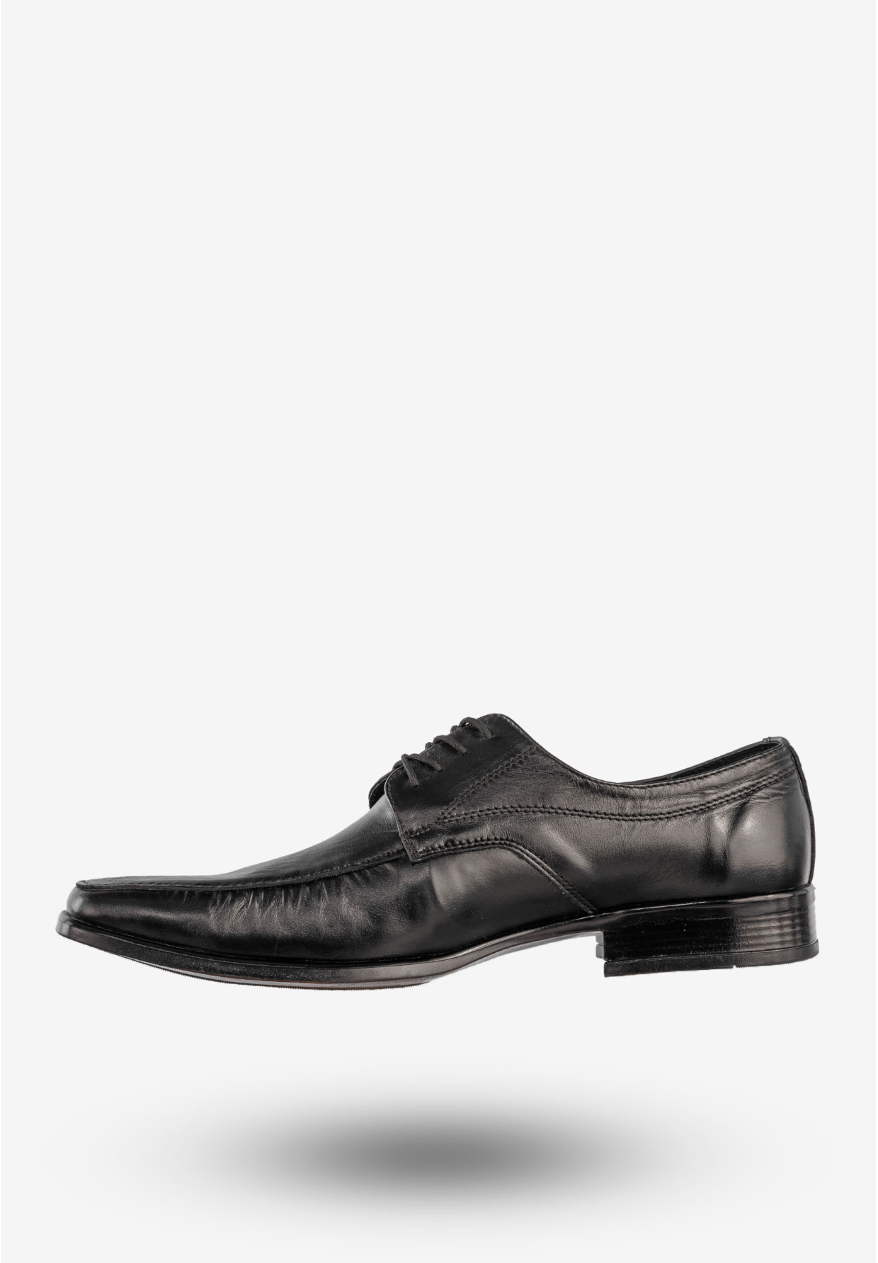 Półbuty Wizytowe Męskie Skórzane Buty Eleganckie Czarne Activ 51
