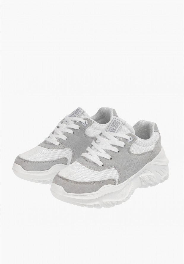 Sneakersy Damskie Big Star Szare JJ274A112
