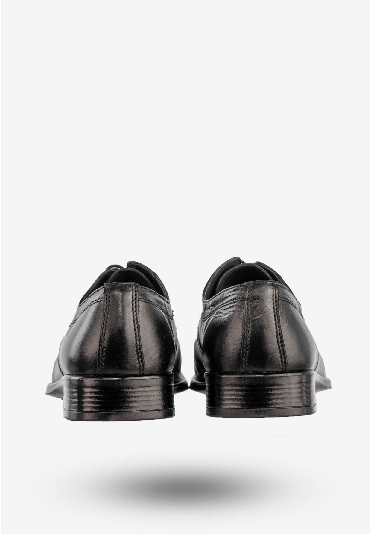 Półbuty Wizytowe Męskie Skórzane Buty Eleganckie Czarne Activ 51