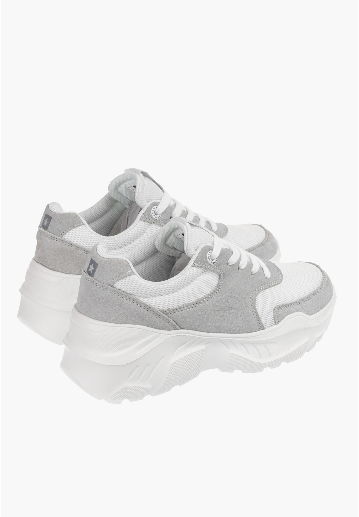 Sneakersy Damskie Big Star Szare JJ274A112