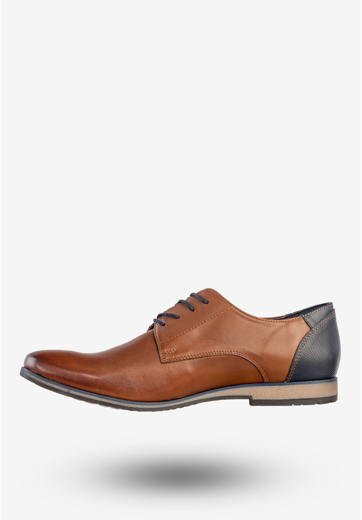 Półbuty Wizytowe Męskie Skórzane Buty Eleganckie Brązowe Rosetti 466/9,18/F3