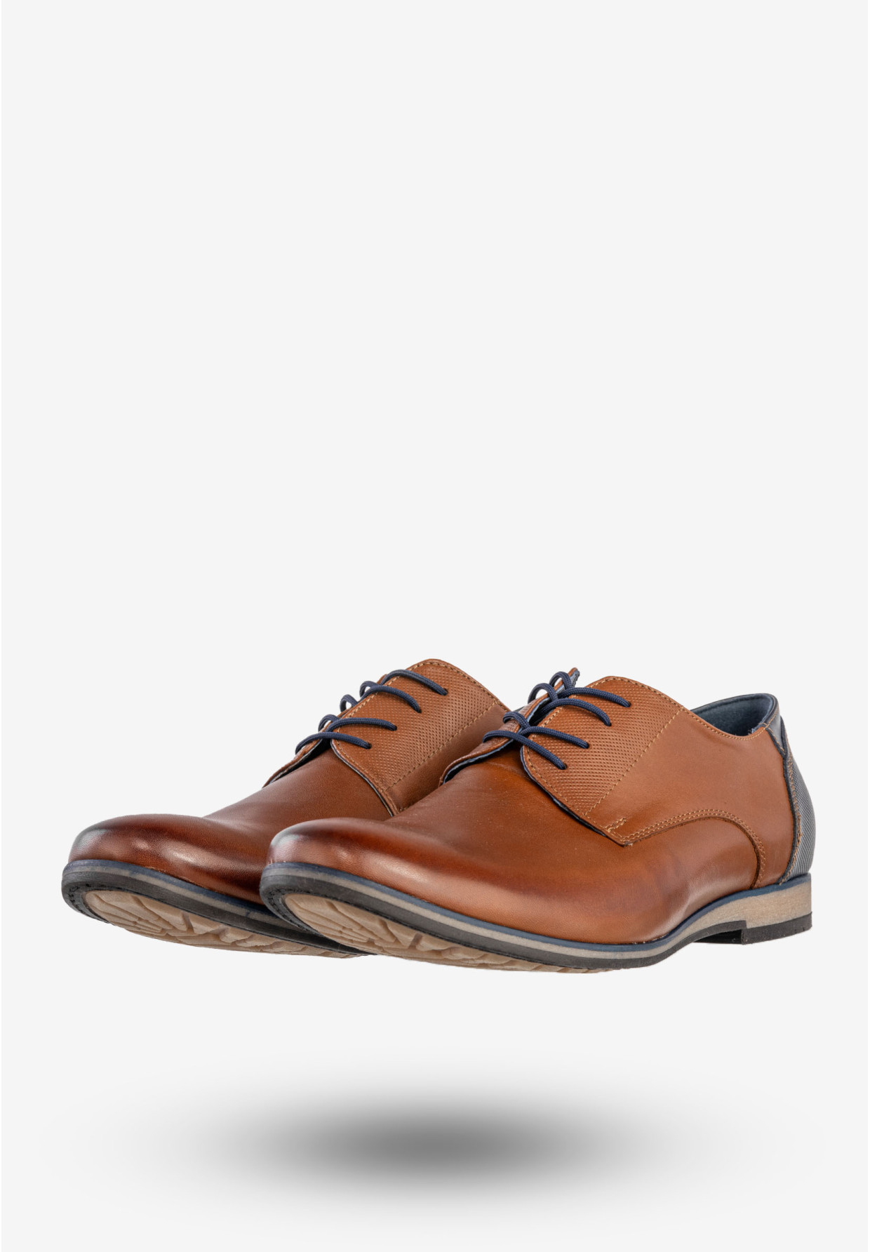 Półbuty Wizytowe Męskie Skórzane Buty Eleganckie Brązowe Rosetti 466/9,18/F3
