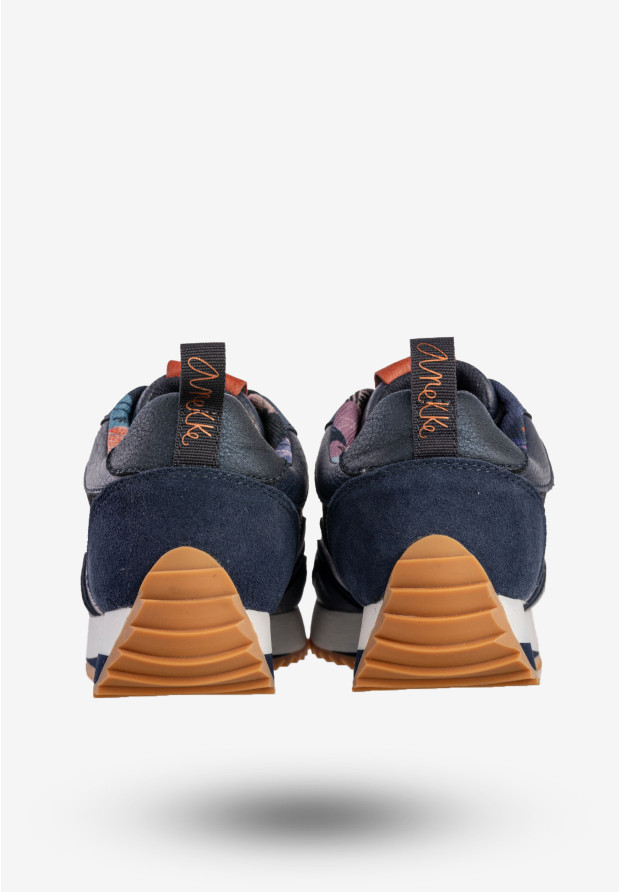 Sneakersy Damskie Ekoskóra Buty Sportowe Anekke Granatowe 378-803