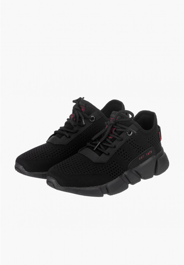 Sneakersy Damskie Big Star Czarne JJ274273