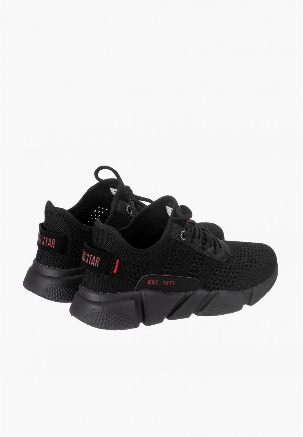 Sneakersy Damskie Big Star Czarne JJ274273