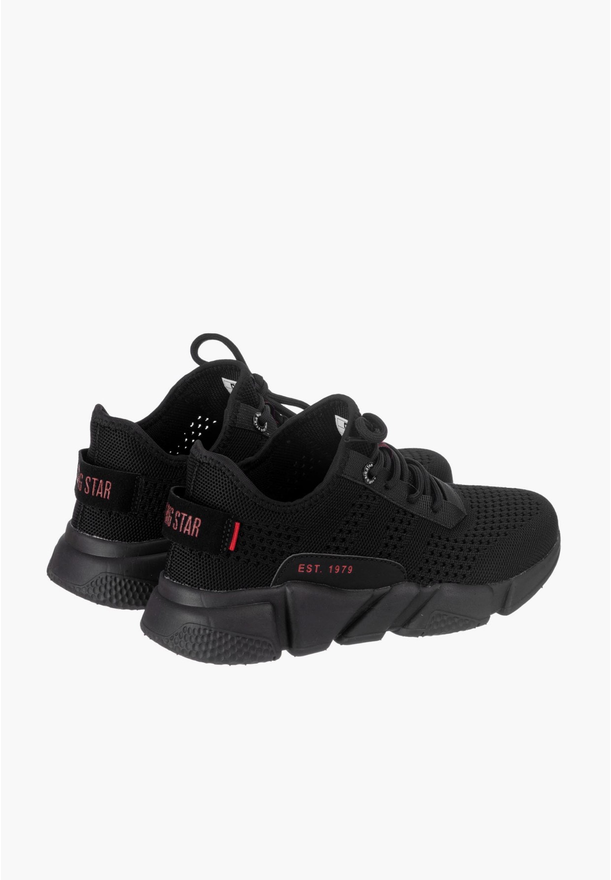 Sneakersy Damskie Big Star Czarne JJ274273